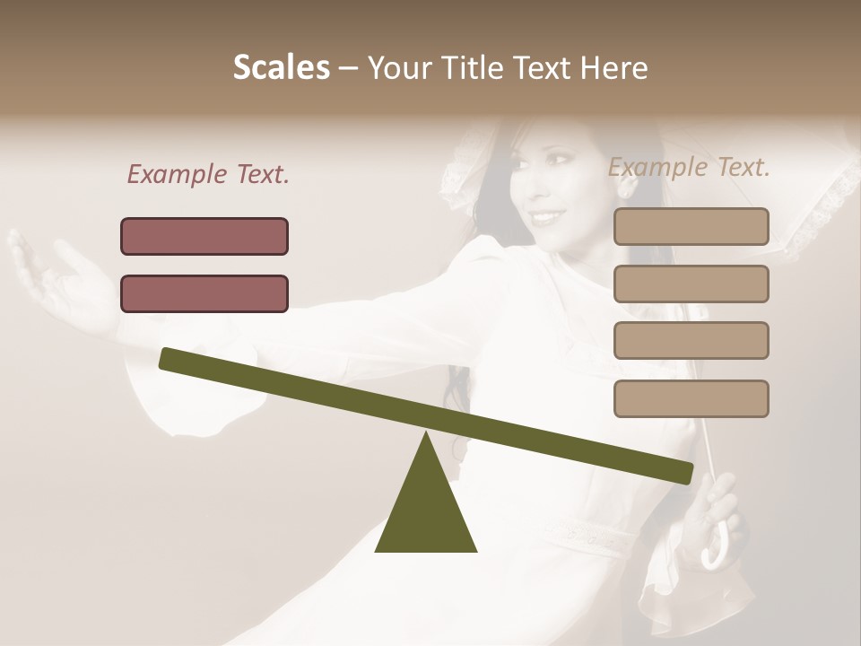 Wedding Bride Beauty PowerPoint Template