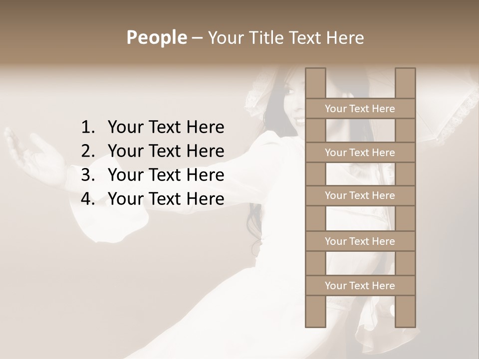 Wedding Bride Beauty PowerPoint Template