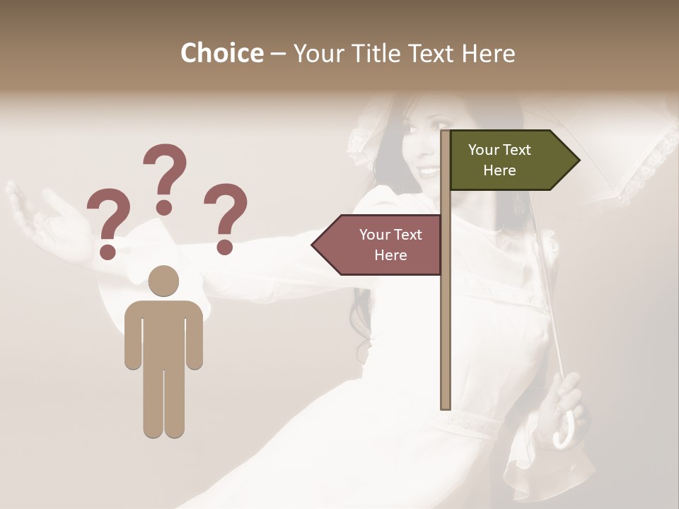 Wedding Bride Beauty PowerPoint Template