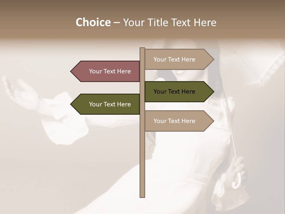 Wedding Bride Beauty PowerPoint Template