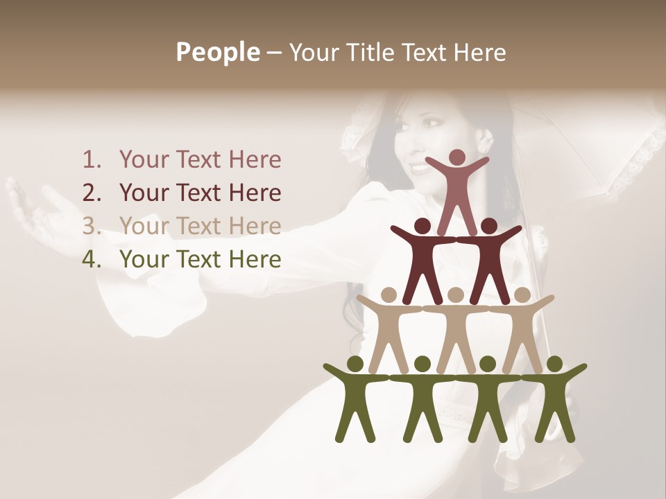 Wedding Bride Beauty PowerPoint Template