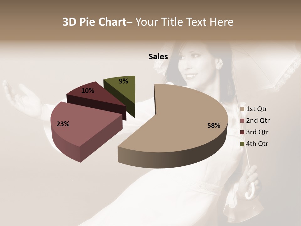 Wedding Bride Beauty PowerPoint Template