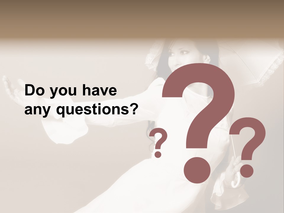 Wedding Bride Beauty PowerPoint Template