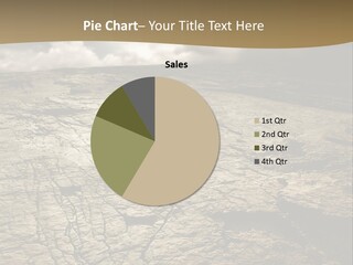 Land Mountain Sun PowerPoint Template