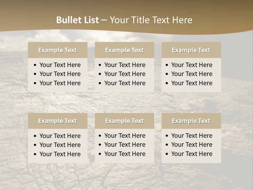 Land Mountain Sun PowerPoint Template