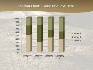 Land Mountain Sun PowerPoint Template