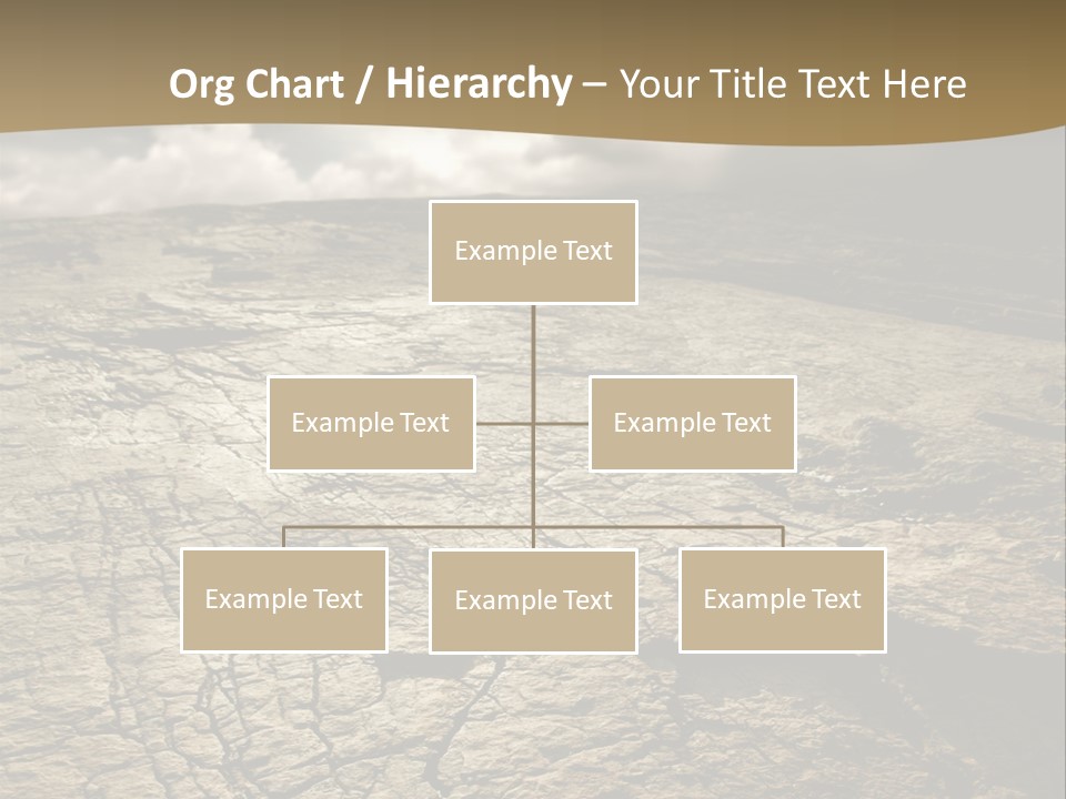 Land Mountain Sun PowerPoint Template