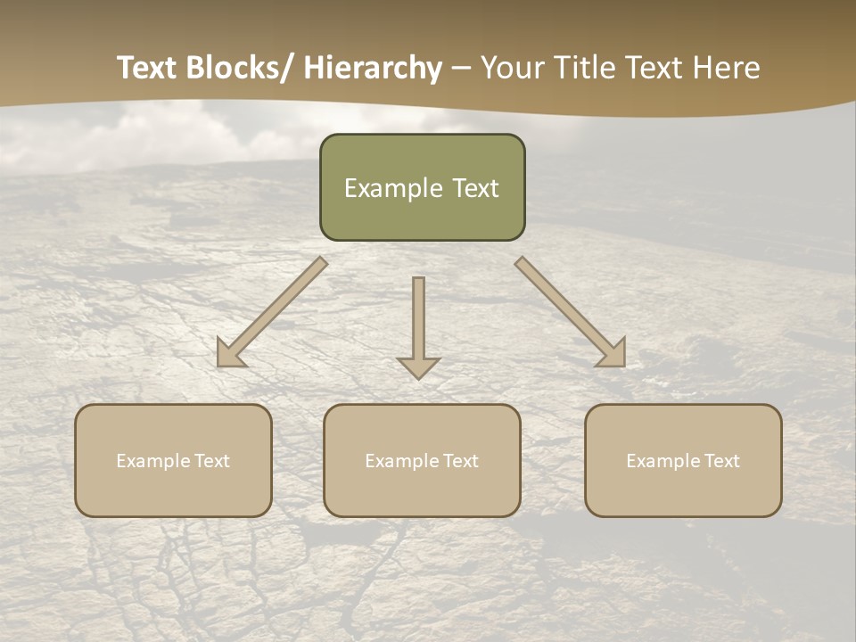 Land Mountain Sun PowerPoint Template