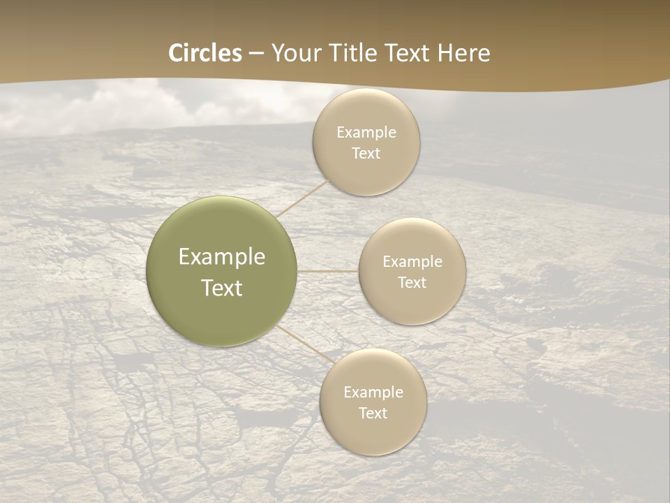 Land Mountain Sun PowerPoint Template