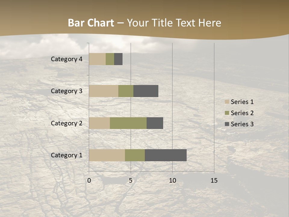 Land Mountain Sun PowerPoint Template
