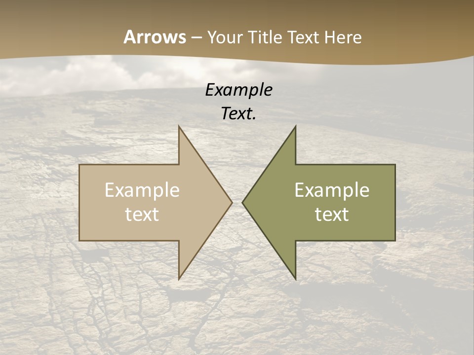 Land Mountain Sun PowerPoint Template