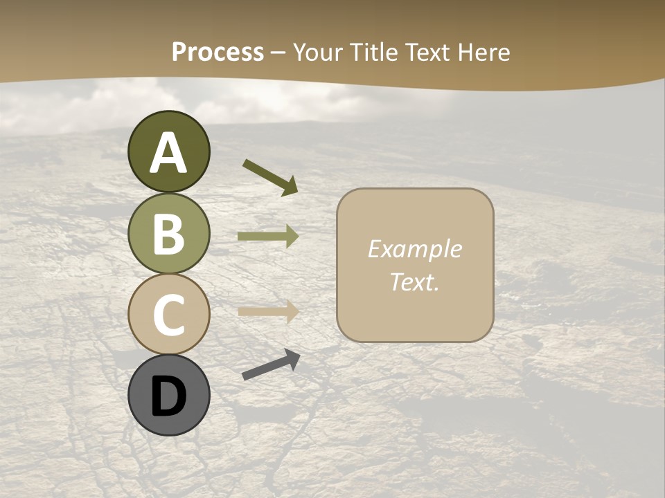 Land Mountain Sun PowerPoint Template