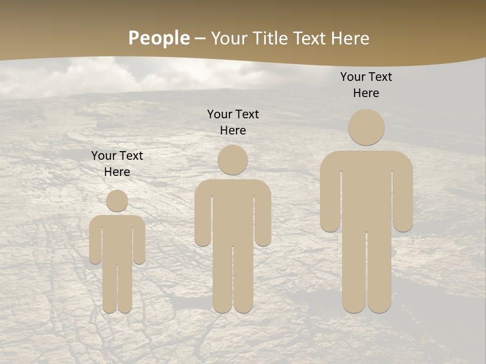 Land Mountain Sun PowerPoint Template