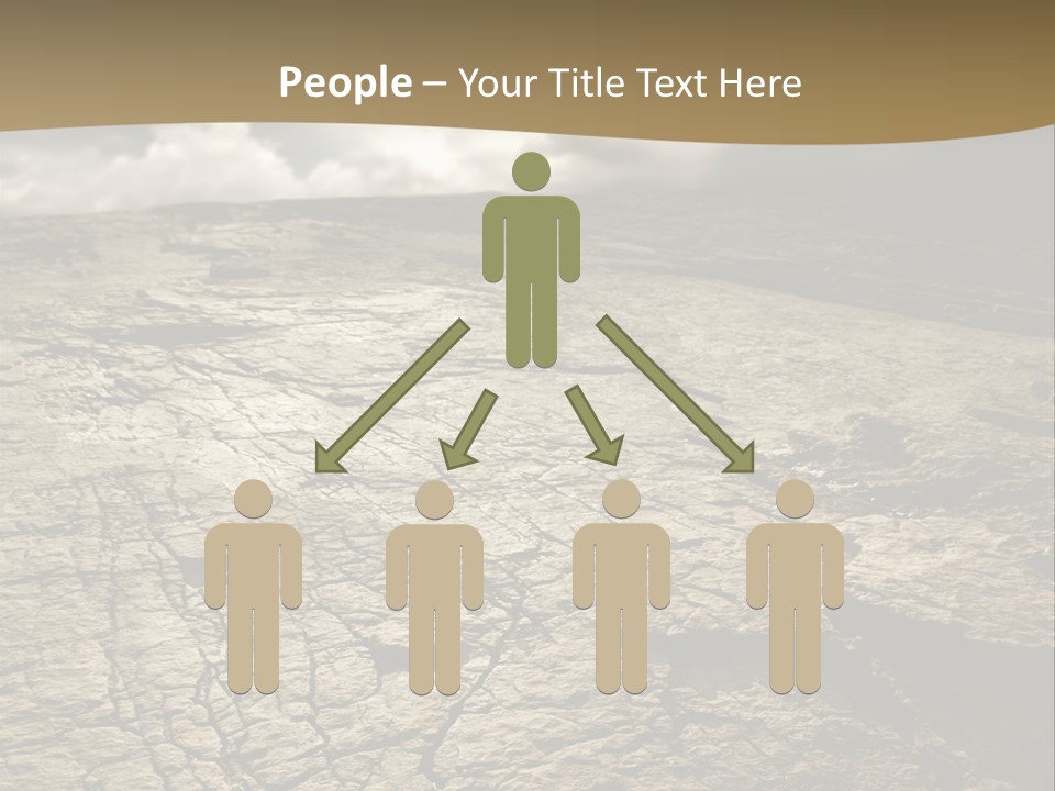 Land Mountain Sun PowerPoint Template