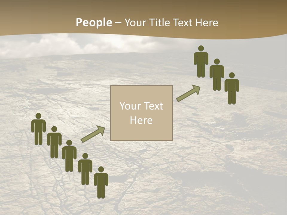 Land Mountain Sun PowerPoint Template