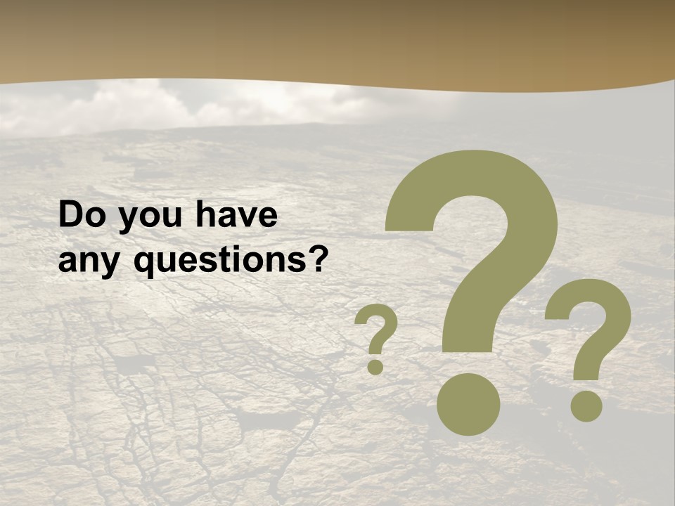 Land Mountain Sun PowerPoint Template