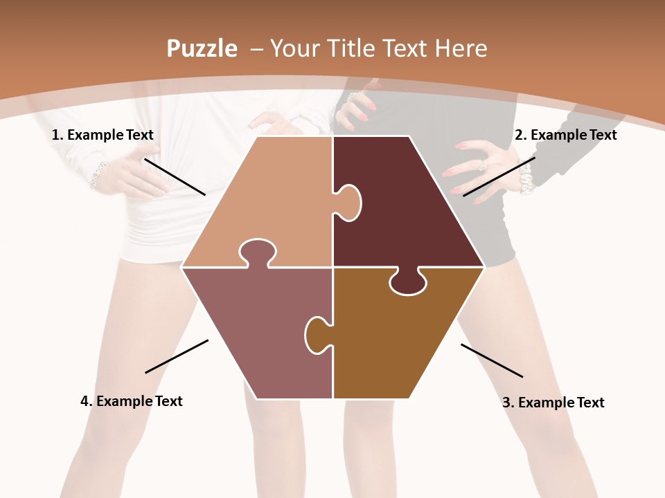 Flirt Body Glamour PowerPoint Template