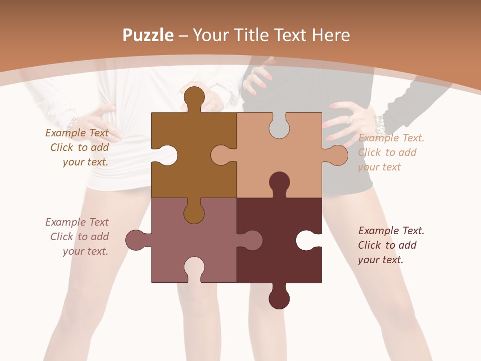 Flirt Body Glamour PowerPoint Template