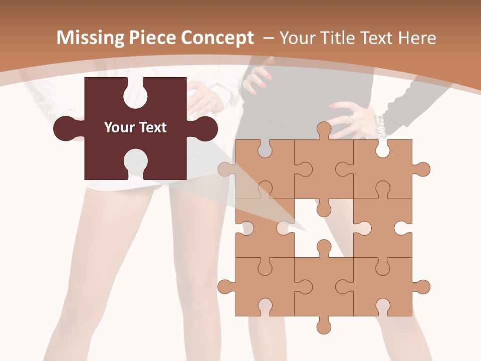 Flirt Body Glamour PowerPoint Template