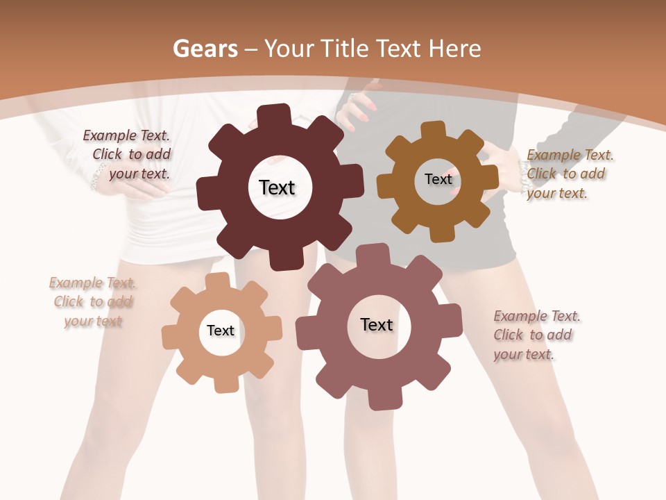 Flirt Body Glamour PowerPoint Template