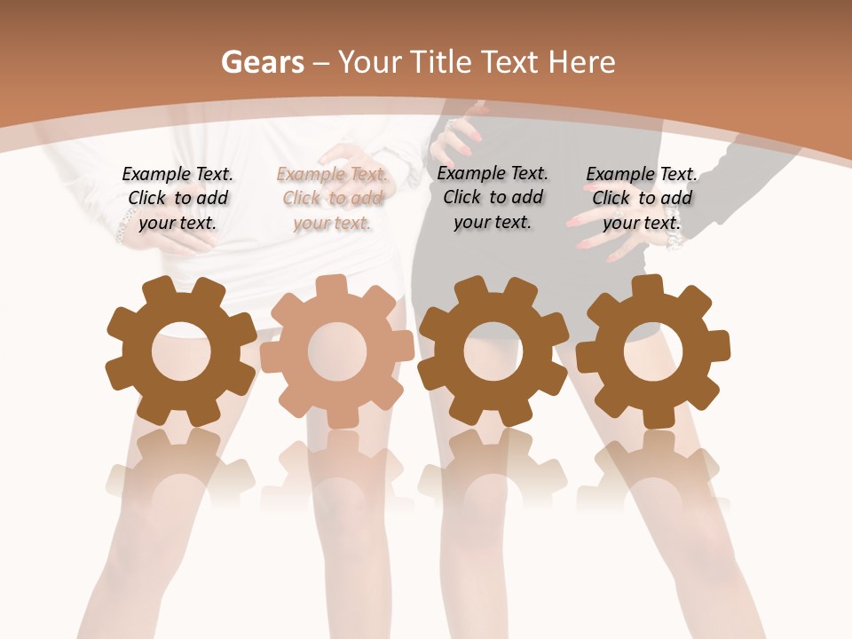 Flirt Body Glamour PowerPoint Template