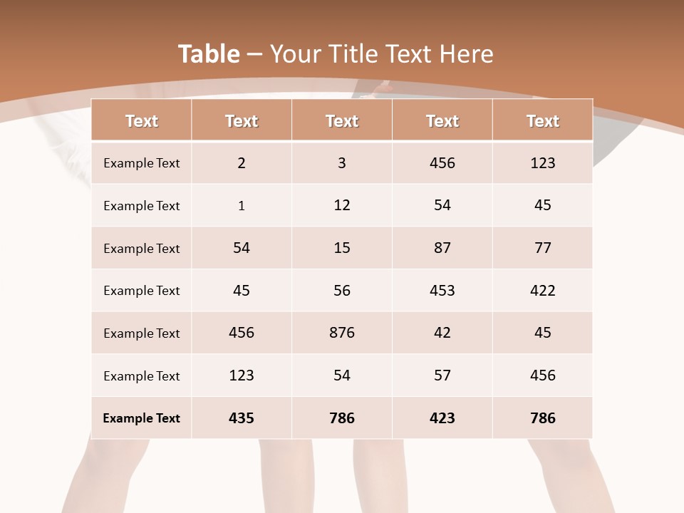 Flirt Body Glamour PowerPoint Template