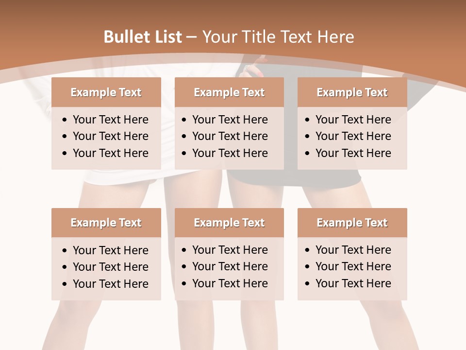 Flirt Body Glamour PowerPoint Template