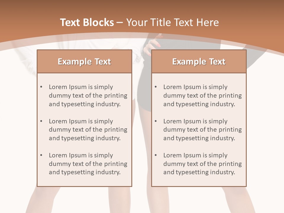 Flirt Body Glamour PowerPoint Template