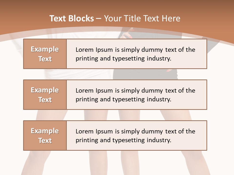 Flirt Body Glamour PowerPoint Template