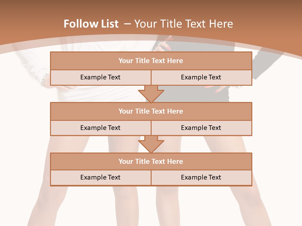 Flirt Body Glamour PowerPoint Template