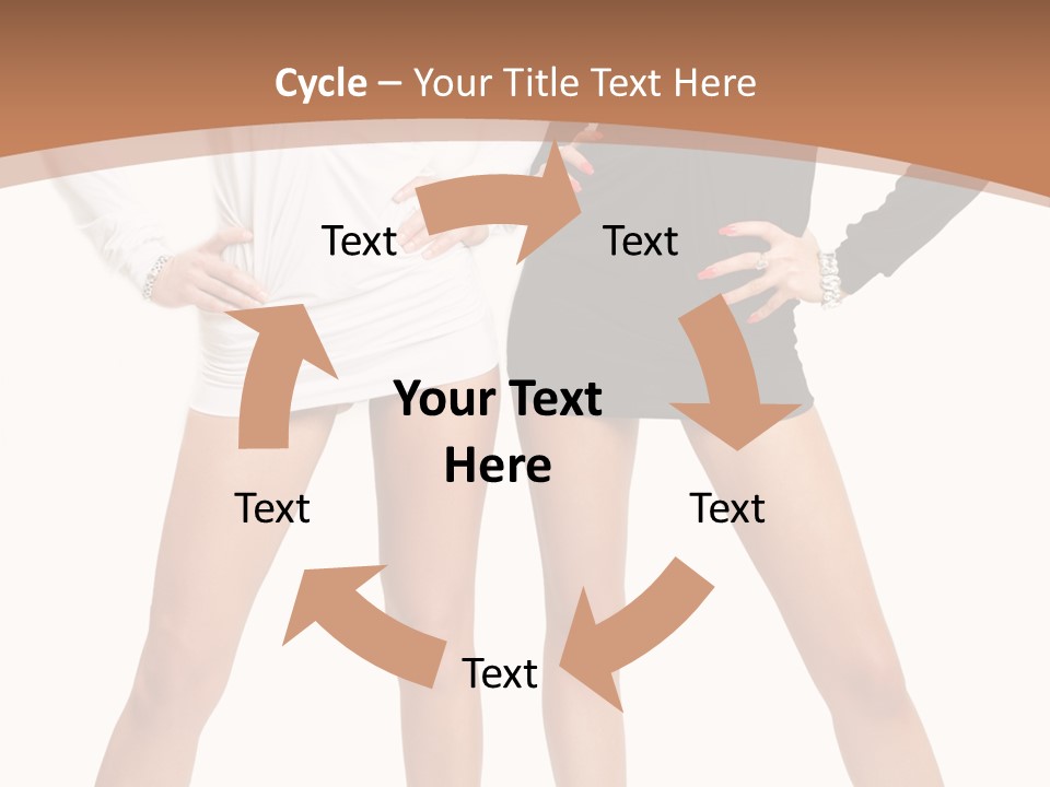 Flirt Body Glamour PowerPoint Template