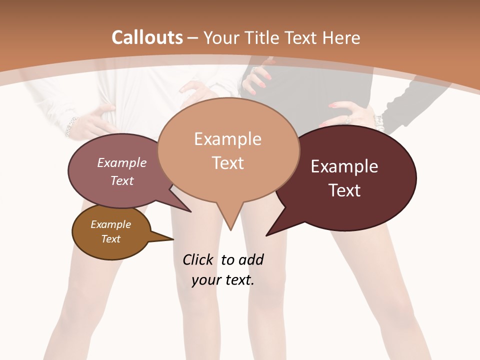 Flirt Body Glamour PowerPoint Template