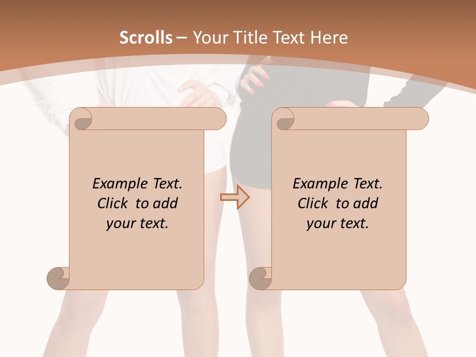 Flirt Body Glamour PowerPoint Template
