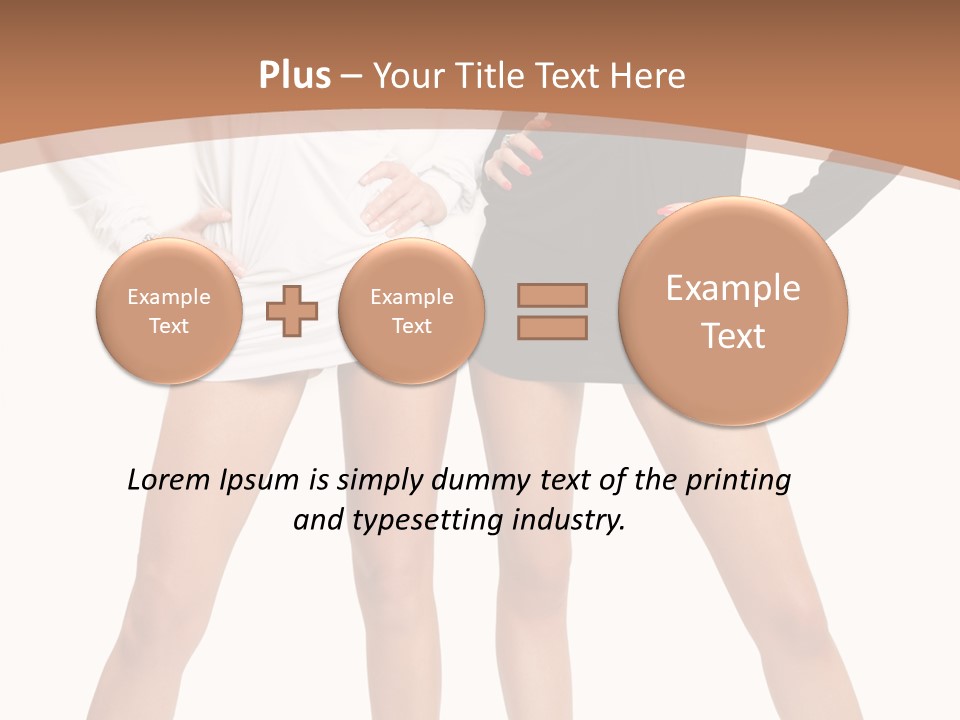 Flirt Body Glamour PowerPoint Template