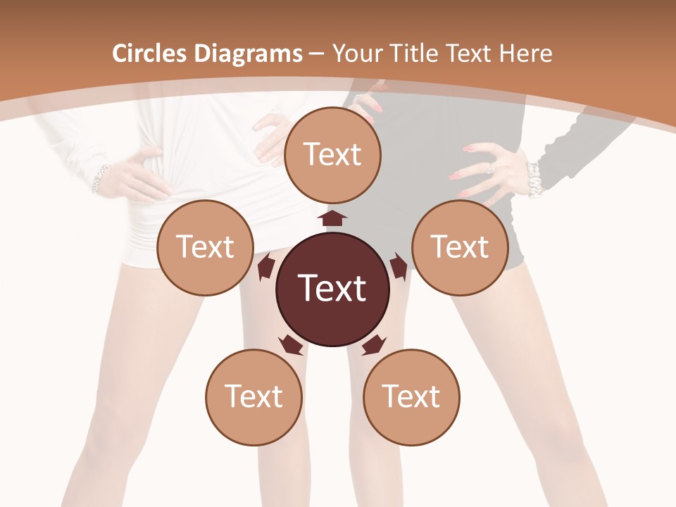 Flirt Body Glamour PowerPoint Template