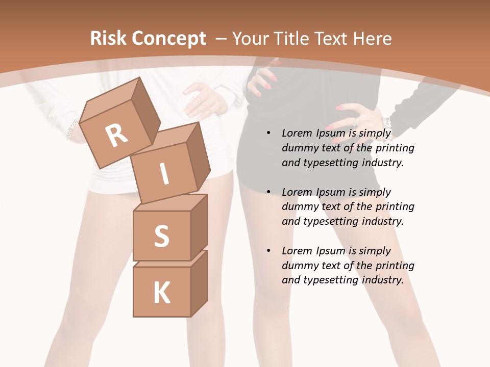 Flirt Body Glamour PowerPoint Template