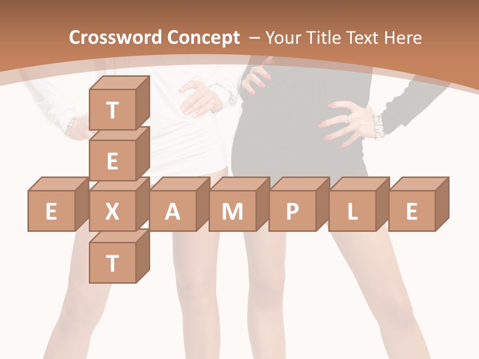 Flirt Body Glamour PowerPoint Template