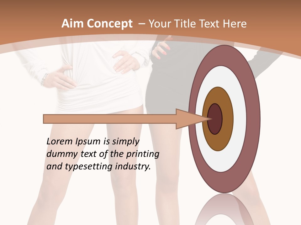 Flirt Body Glamour PowerPoint Template