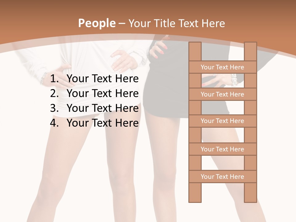Flirt Body Glamour PowerPoint Template