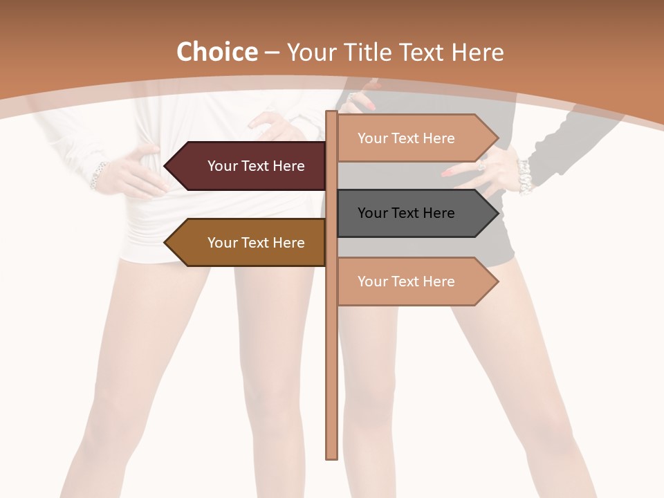 Flirt Body Glamour PowerPoint Template