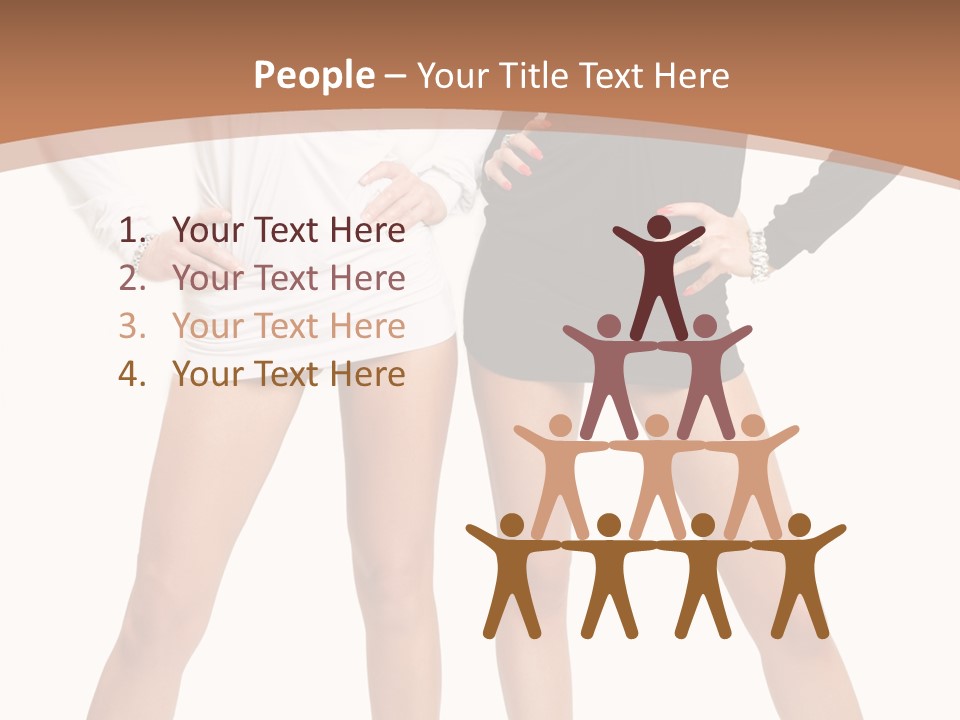 Flirt Body Glamour PowerPoint Template