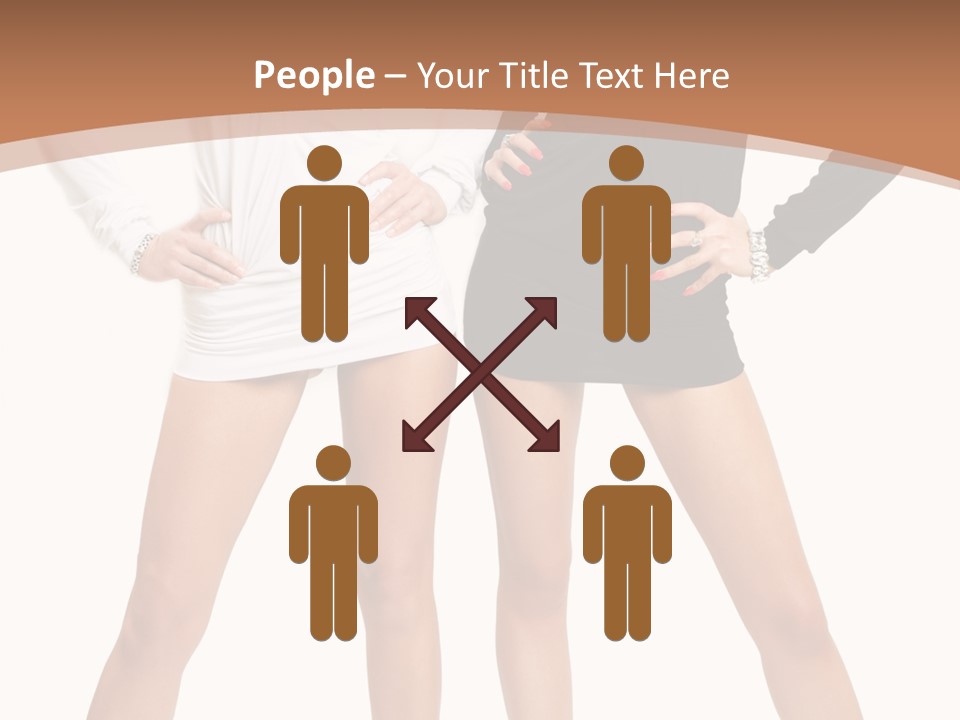 Flirt Body Glamour PowerPoint Template