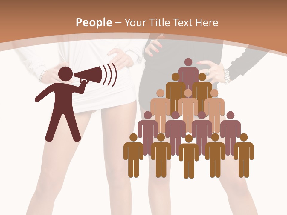 Flirt Body Glamour PowerPoint Template