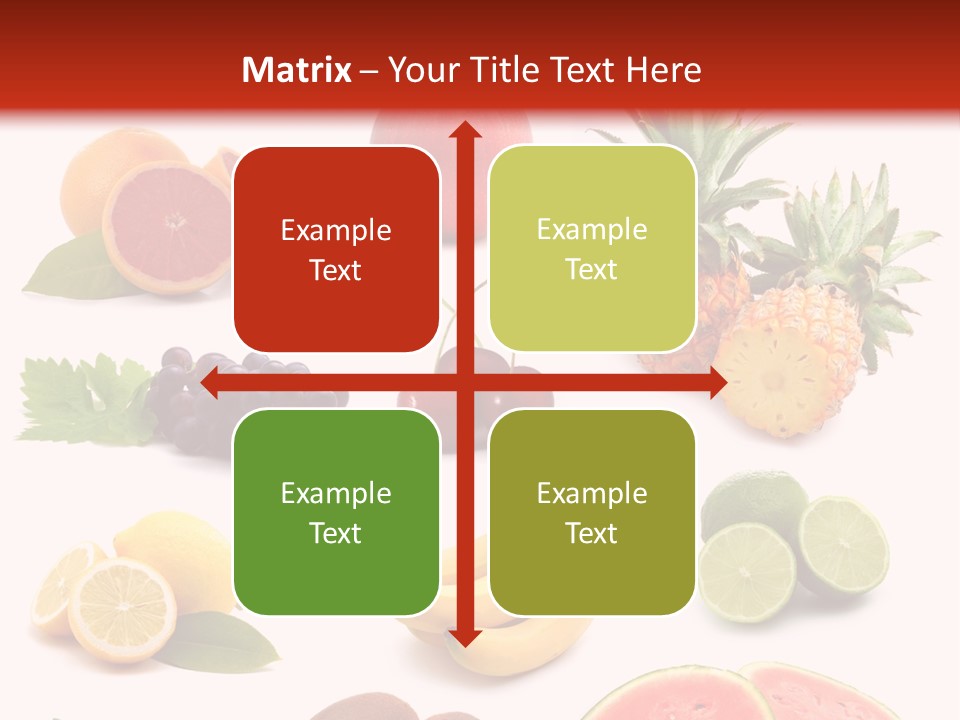 Melon Mediterranean Citrus PowerPoint Template