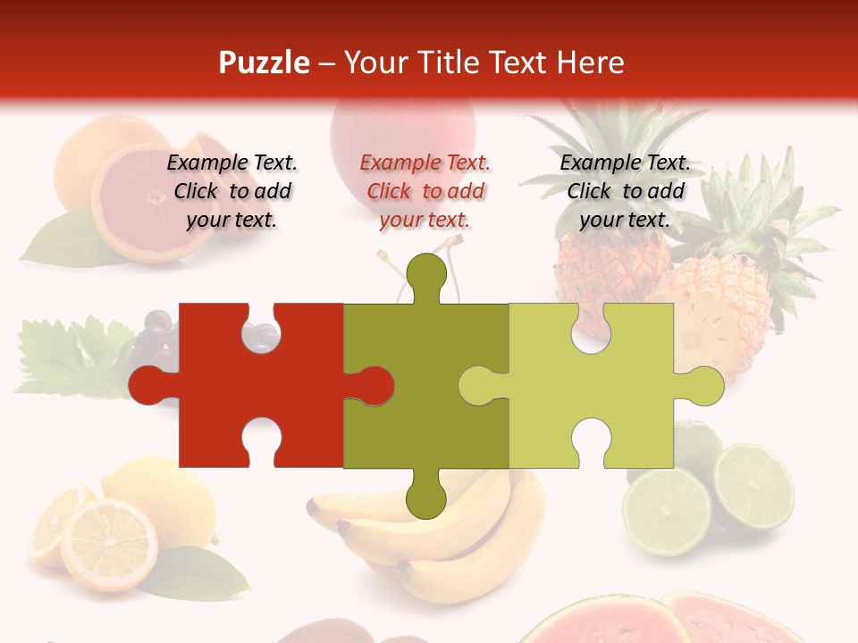 Melon Mediterranean Citrus PowerPoint Template