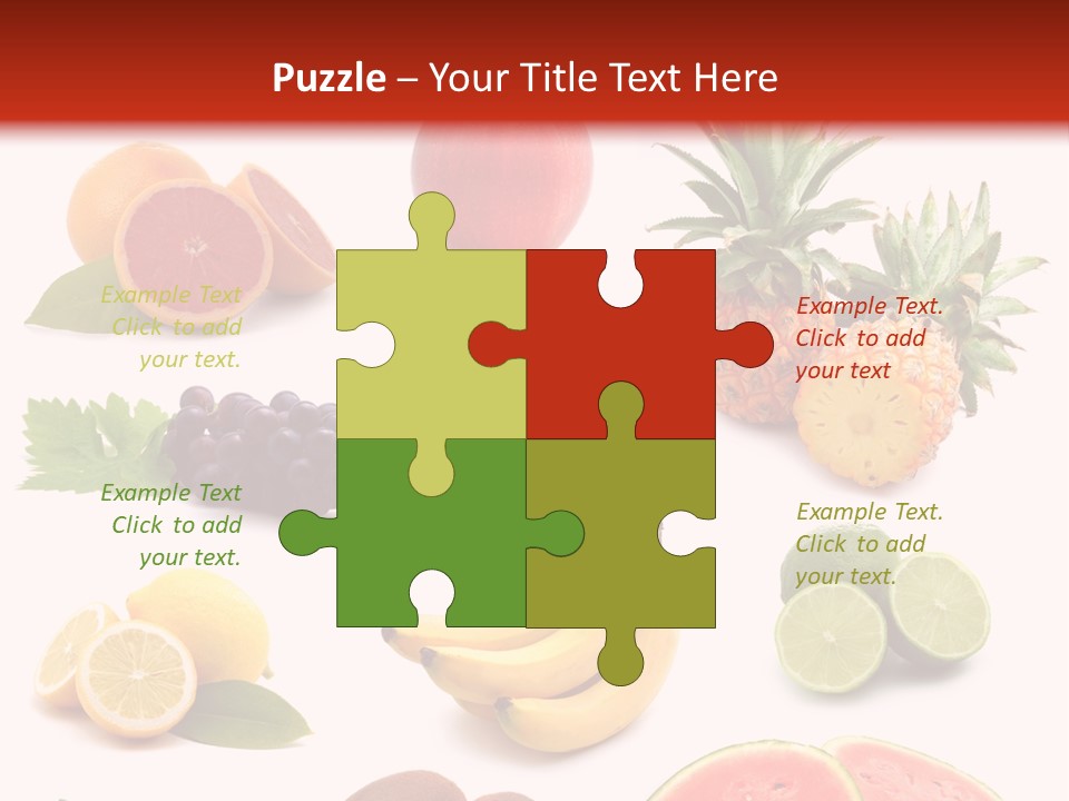 Melon Mediterranean Citrus PowerPoint Template