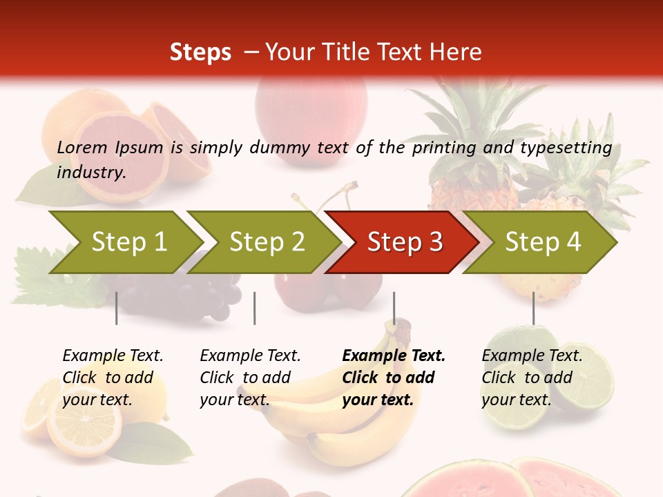 Melon Mediterranean Citrus PowerPoint Template