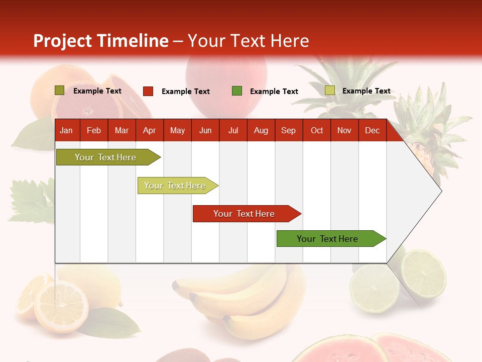 Melon Mediterranean Citrus PowerPoint Template