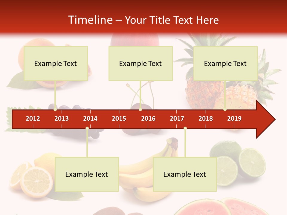 Melon Mediterranean Citrus PowerPoint Template