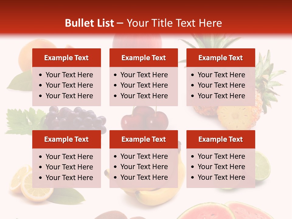 Melon Mediterranean Citrus PowerPoint Template